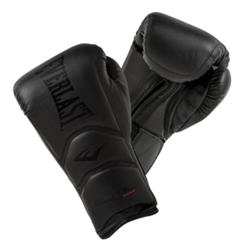 Pro Elite Hook & Loop Training Gloves Black