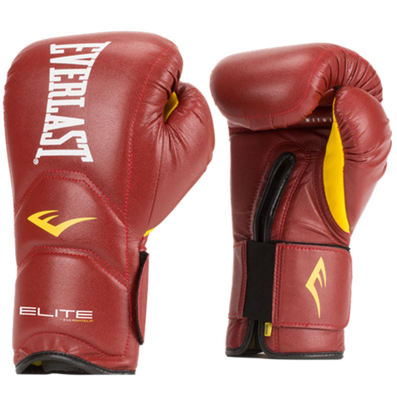 Pro Elite Training Gloves Hook & Loop  Blue Red