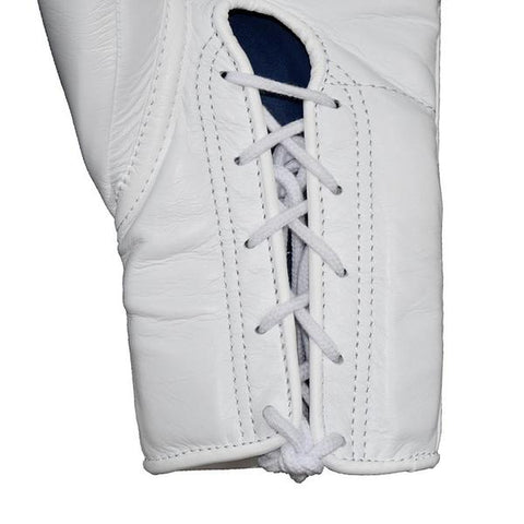 Lace-up Boxing Gloves - White
