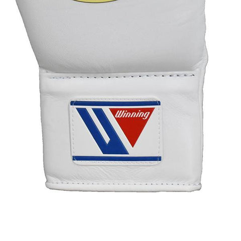 Lace-up Boxing Gloves - White