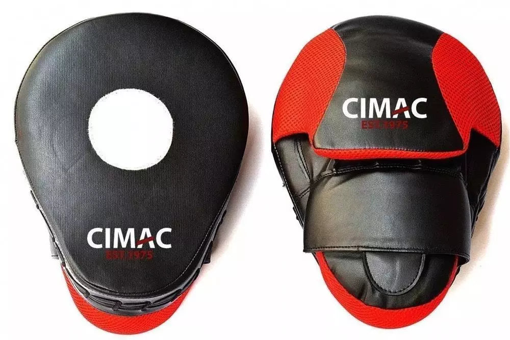 Curved Boxing Focus Mitts Coaching Target Pads Punch Mitts Hook & Jab Pads